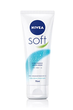 4 ADET   Nivea Soft Krem 75 ml