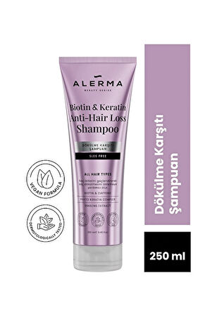 4 ADET   Alerma Dökülme Karşıtı 250 ml Şampuan