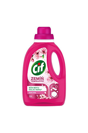 4 ADET   Cif Zemin Temizleyici Sakura 1500ml