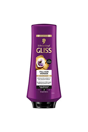 4 ADET   Gliss Saç Kremi 360 ml Full Hair Wonder