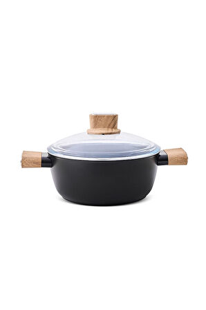 4 ADET   Aryıldız Eco Seramik Derin Tencere 24 cm