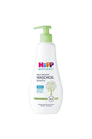 4 ADET   Hipp Babysanft Saç ve Vücut Jeli 400 ml