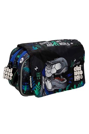 4 ADET   Chimola Metallic Dino Kalem Çantası