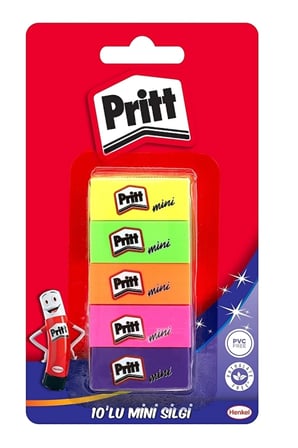 4 ADET   Pritt Mini Silgi 10'lu
