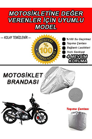 STMAX MEGA-Uyumlu Motosiklet Brandası-Miflonlu,Kaliteli