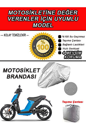 QOODER OXYGEN-Uyumlu Motosiklet Brandası-Miflonlu,Kaliteli