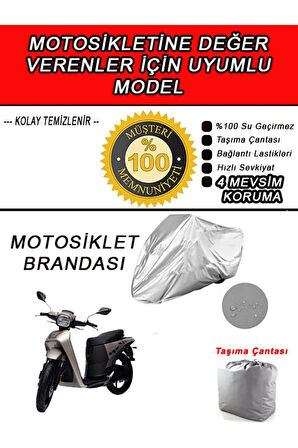 ASKOLL NGS3-Uyumlu Motosiklet Brandası-Miflonlu,Kaliteli