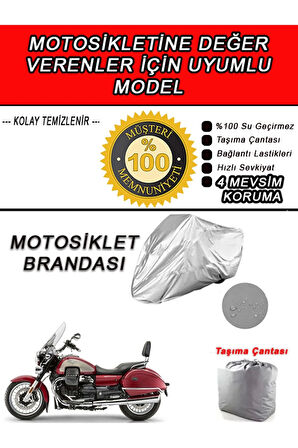 MOTOGUZZI CALIFORNIA-Uyumlu Motosiklet Brandası-Miflonlu,Kaliteli