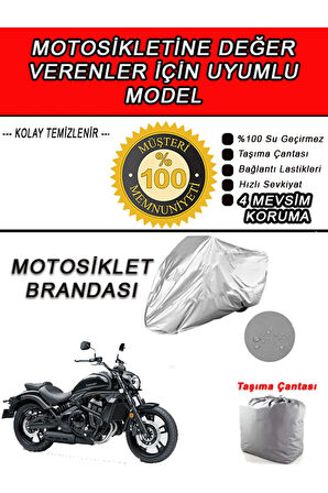 KAWASAKI VULCAN-Uyumlu Motosiklet Brandası-Miflonlu,Kaliteli