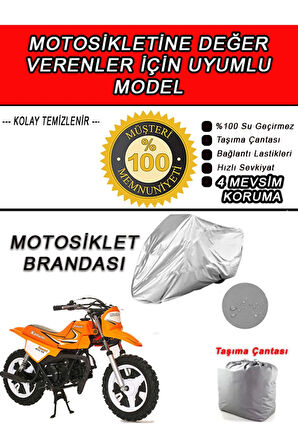 KANUNI MINIBIKE-Uyumlu Motosiklet Brandası-Miflonlu,Kaliteli