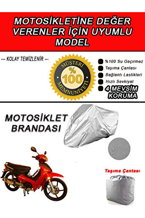 KYMCO ACTIV-Uyumlu Motosiklet Brandası-Miflonlu,Kaliteli