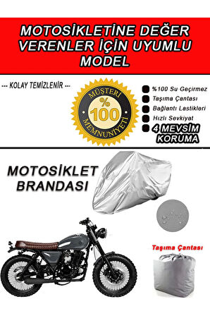 MUTT HILTS-Uyumlu Motosiklet Brandası-Miflonlu,Kaliteli