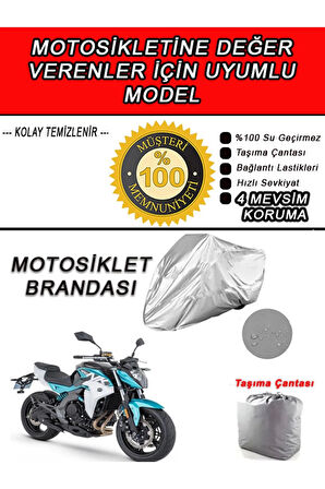 CFMOTO 400-Uyumlu Motosiklet Brandası-Miflonlu,Kaliteli