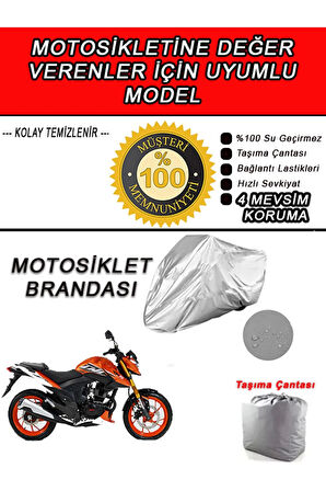 RKS TNT202-Uyumlu Motosiklet Brandası-Miflonlu,Kaliteli