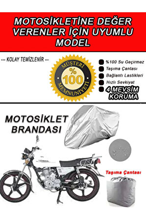 MONDIAL 100-Uyumlu Motosiklet Brandası-Miflonlu,Kaliteli