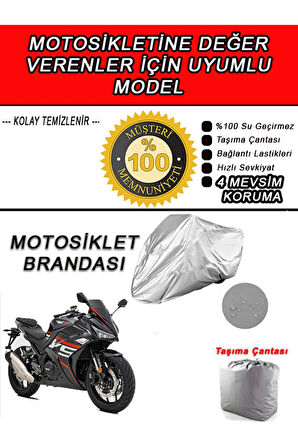 RKS R250-Uyumlu Motosiklet Brandası-Miflonlu,Kaliteli