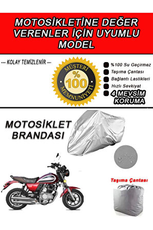 YUKI SCRAM-Uyumlu Motosiklet Brandası-Miflonlu,Kaliteli