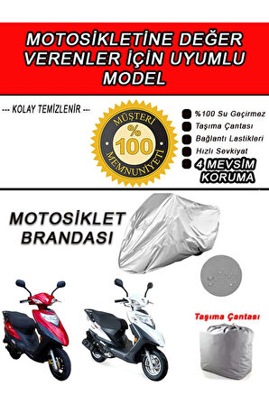 STMAX LINDY-Uyumlu Motosiklet Brandası-Miflonlu,Kaliteli