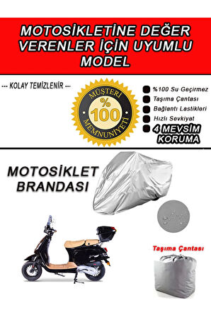 FALCON COOPER-Uyumlu Motosiklet Brandası-Miflonlu,Kaliteli