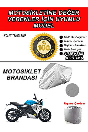 ENERGICA ESSE-Uyumlu Motosiklet Brandası-Miflonlu,Kaliteli