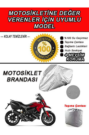 DUCATI HYPERSTRADA-Uyumlu Motosiklet Brandası-Miflonlu,Kaliteli