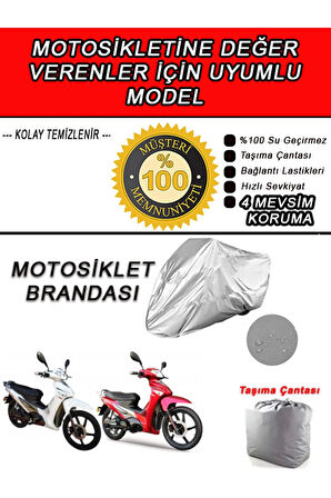 STMAX STAR-Uyumlu Motosiklet Brandası-Miflonlu,Kaliteli