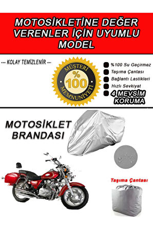 RAMZEY QM-Uyumlu Motosiklet Brandası-Miflonlu,Kaliteli