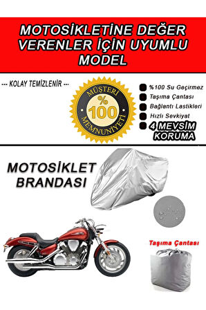 HONDA VTX-Uyumlu Motosiklet Brandası-Miflonlu,Kaliteli