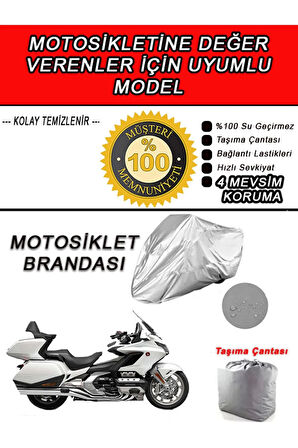 HONDA GOLDWING-Uyumlu Motosiklet Brandası-Miflonlu,Kaliteli