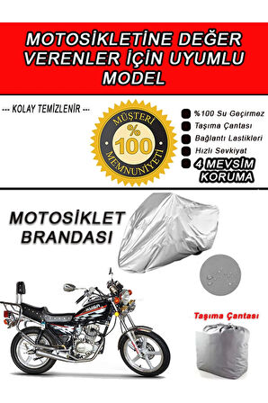 KUBA 150T-B-Uyumlu Motosiklet Brandası-Miflonlu,Kaliteli