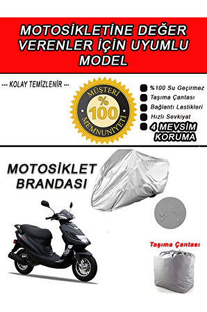 STMAX DABRA-Uyumlu Motosiklet Brandası-Miflonlu,Kaliteli