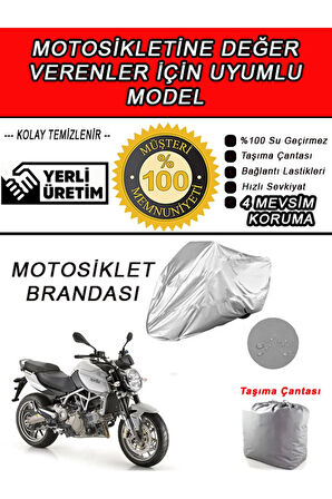 APRILIA MANA-Uyumlu Motosiklet Brandası-Miflonlu,Kaliteli