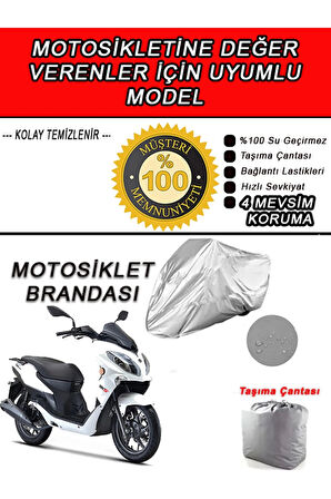 RKS CITYBLADE-Uyumlu Motosiklet Brandası-Miflonlu,Kaliteli