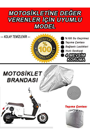 MOTORAN LUCCA-Uyumlu Motosiklet Brandası-Miflonlu,Kaliteli