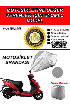 HAOJUE VN99-Uyumlu Motosiklet Brandası-Miflonlu,Kaliteli