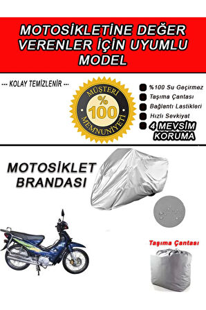 KMTCELIK XGJ-Uyumlu Motosiklet Brandası-Miflonlu,Kaliteli