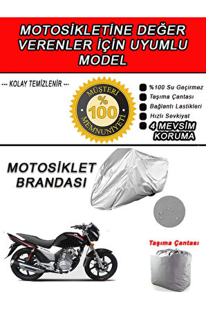 MOTORAN CBS-Uyumlu Motosiklet Brandası-Miflonlu,Kaliteli