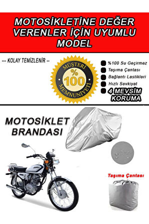 ASYA QS-Uyumlu Motosiklet Brandası-Miflonlu,Kaliteli