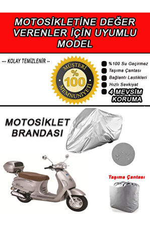 BISAN SARDES-Uyumlu Motosiklet Brandası-Miflonlu,Kaliteli