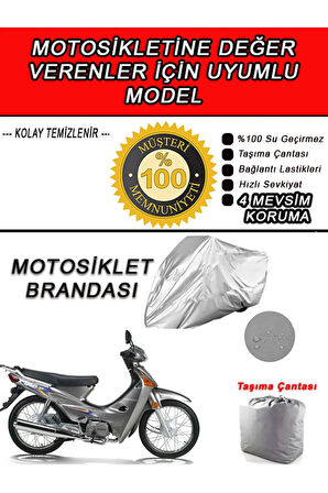 HONDA NF100-Uyumlu Motosiklet Brandası-Miflonlu,Kaliteli