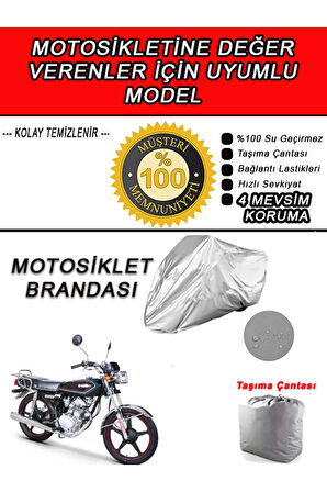 KUBA CG-Uyumlu Motosiklet Brandası-Miflonlu,Kaliteli