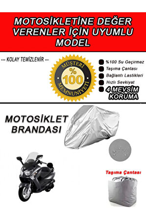 SYM JOYMAX-Uyumlu Motosiklet Brandası-Miflonlu,Kaliteli