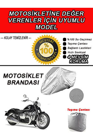 BMW R18-Uyumlu Motosiklet Brandası-Miflonlu,Kaliteli