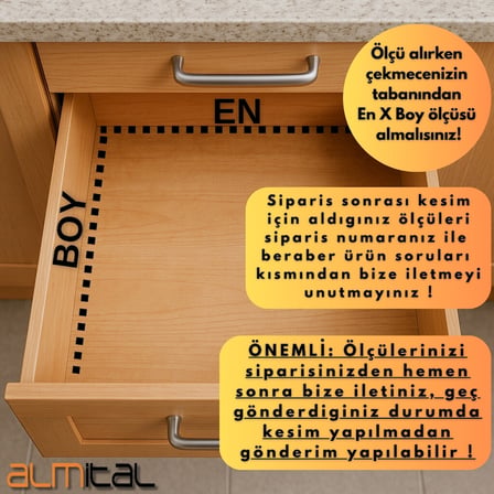 50x45 cm. Beyaz Kaşıklık ve Kepçelik 2'li Set 50x40CM ‘E KADAR KESİLEBİLİR
