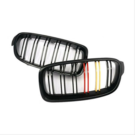 Bmw 4 Serisi F32 Uyumlu 2013-2019 M4 Görünüm Böbrek (Çift Çizgi Panjur) Alman Renk