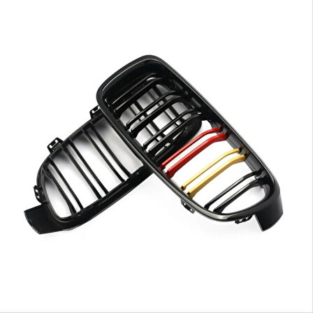 Bmw 4 Serisi F32 Uyumlu 2013-2019 M4 Görünüm Böbrek (Çift Çizgi Panjur) Alman Renk