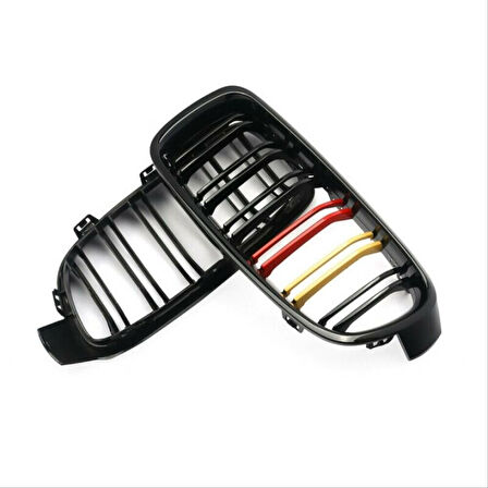 Bmw 4 Serisi F32 Uyumlu 2013-2019 M4 Görünüm Böbrek (Çift Çizgi Panjur) Alman Renk