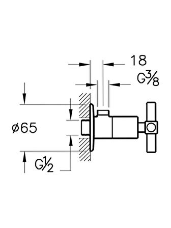 VitrA Juno A4155123 Ara Musluk Altın