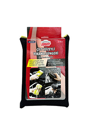 Autokit Çift Taraflı Mikrofiber Oto Yıkama Süngeri