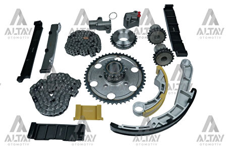 EKSANTRİK ZİNCİR SETİ PICKUP 2011-2016 NAVARA YD25DDTI / EURO-5 TEK SIRA ZİNCİR 13014EB300